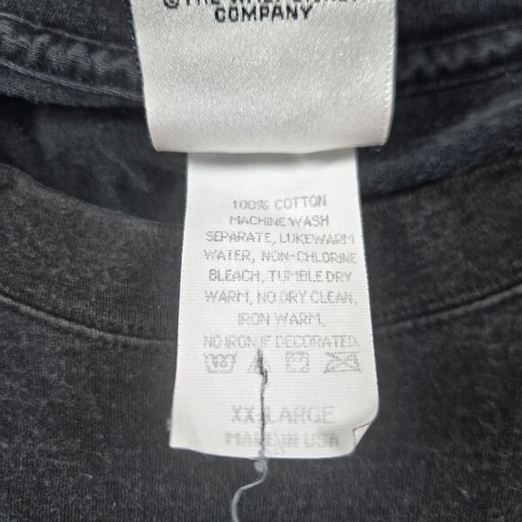 Vintage Mickey Inc Chest Pocket Black Short Sleeve T-Shirt‎ Men's Size XXL - Picture 5 of 8